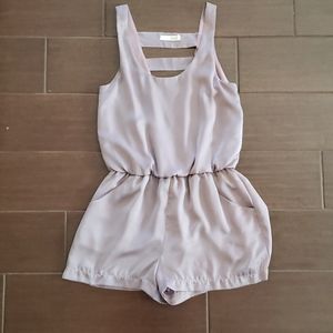 Lush Satin Romper xs
